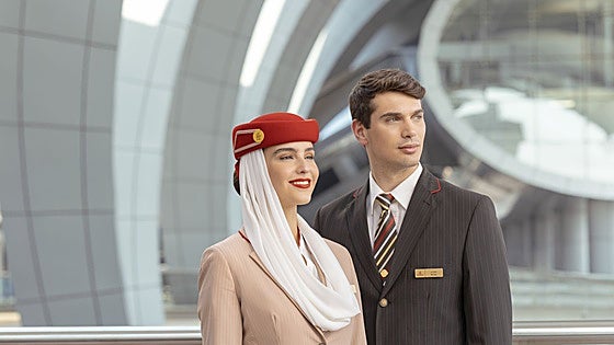 Emirates airline is looking for cabin crew in Malaga this weekend
