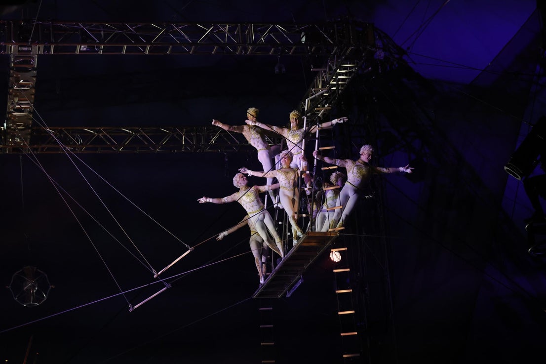 Picture gallery of the premiere of Cirque du Soleil's new production of Alegría in Malaga