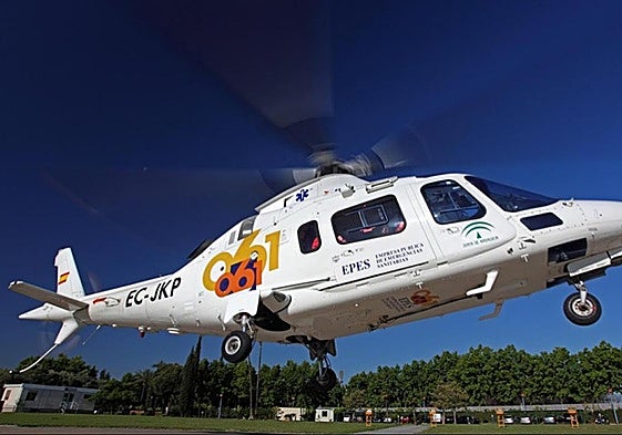 File image of 061 air ambulance.