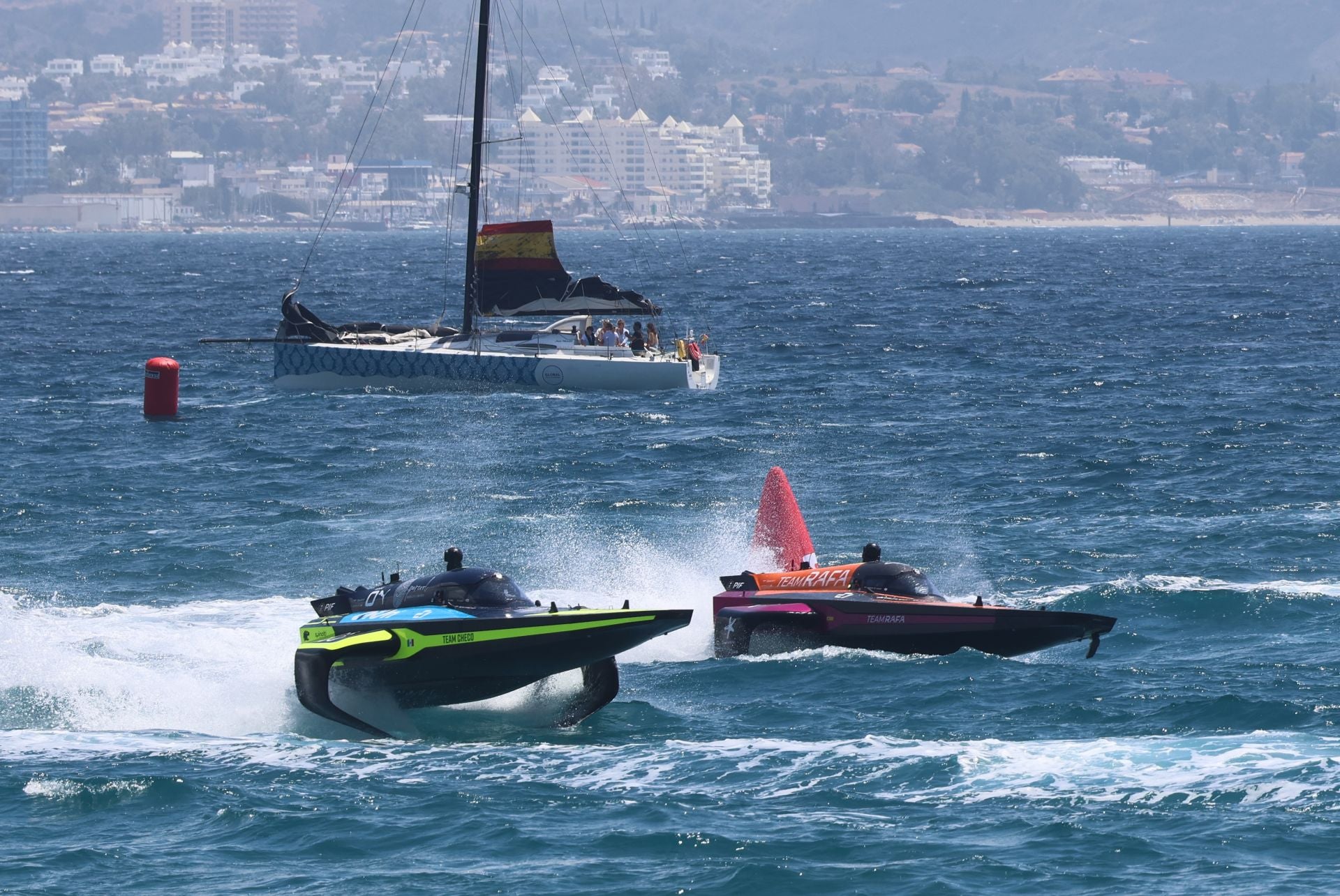 Formula E of the seas makes a big splash in Marbella, in pictures