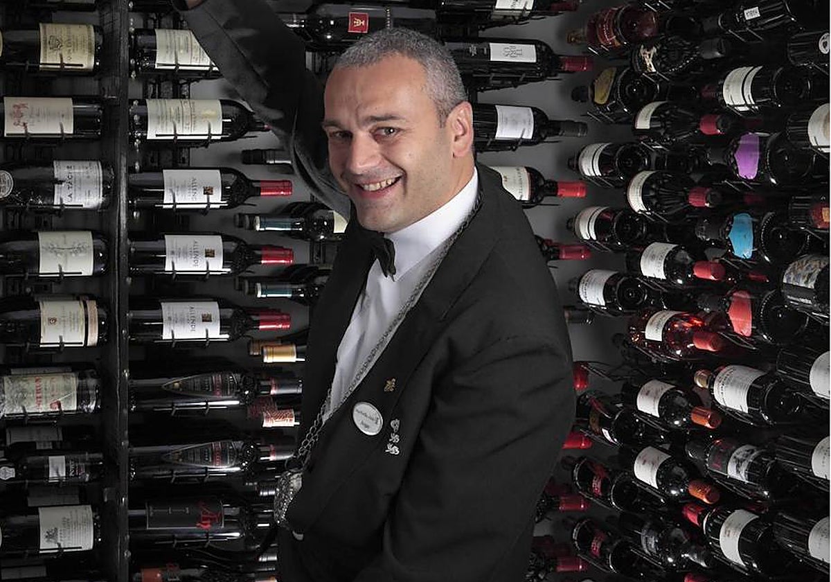 Ángel González is head of sommeliers at the Marbella Club group.