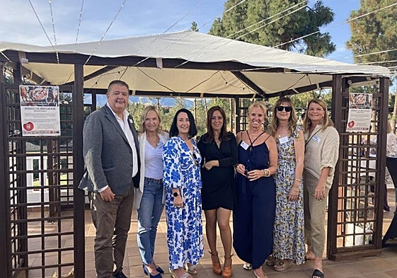 Organisers at the opening of the event on Wednesday.