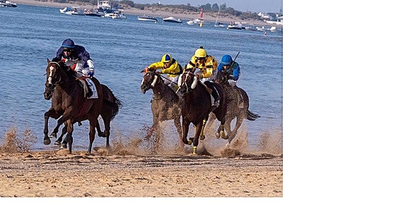 The oldest horse race in Spain, run the length of a famous beach in Andalucía, seeks Unesco cultural heritage status
