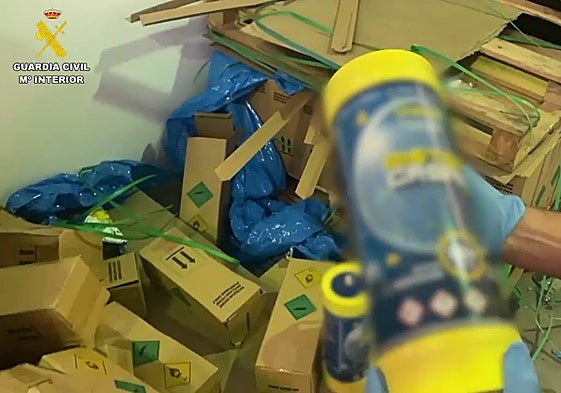 Largest cache of laughing gas seized in Europe found in Malaga province