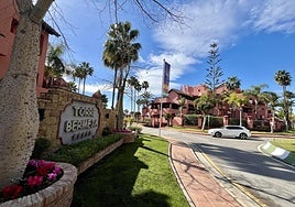 The upmarket Torre Bermeja development east of Estepona.