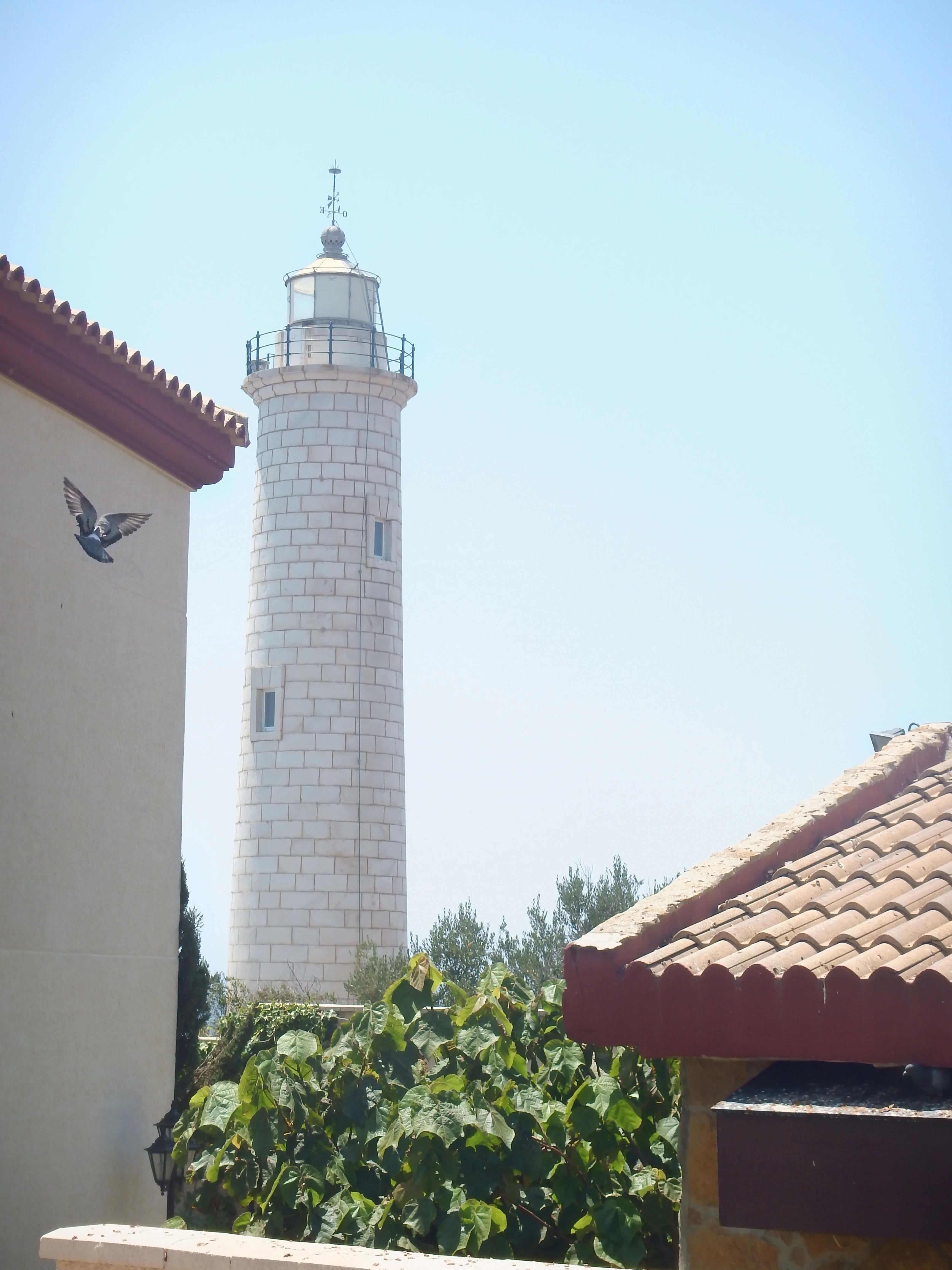 The Calaburras lighthouse has been part of the landscape of this coastal area since 1863.