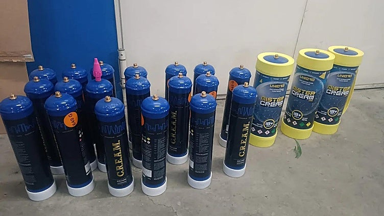 21-year-old arrested for selling cannisters of laughing gas in Malaga