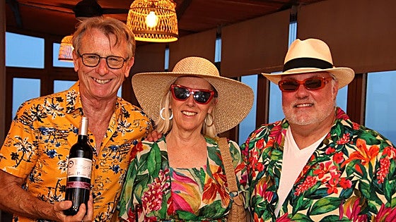 Costa Press Club members prove they are snappy dressers for summer party