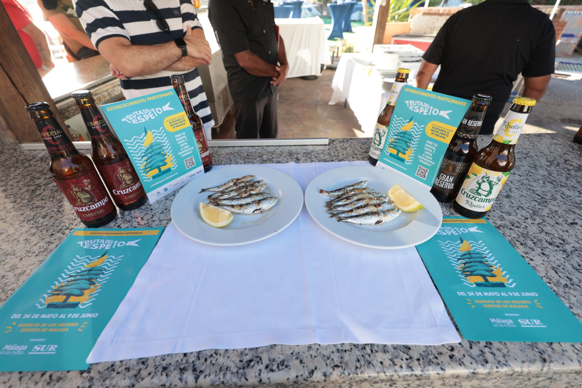 Finalists in the search for the best sardines on the Costa del Sol, in photographs