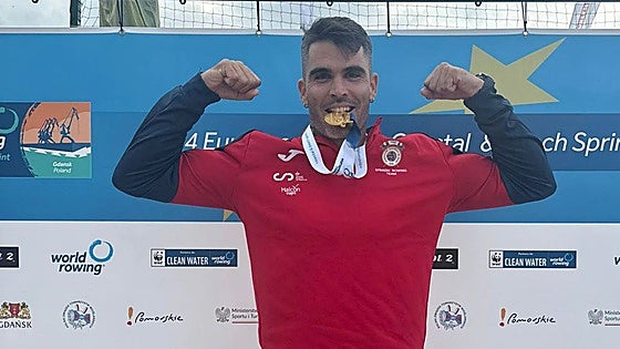 Malaga rower clinches fifth European title