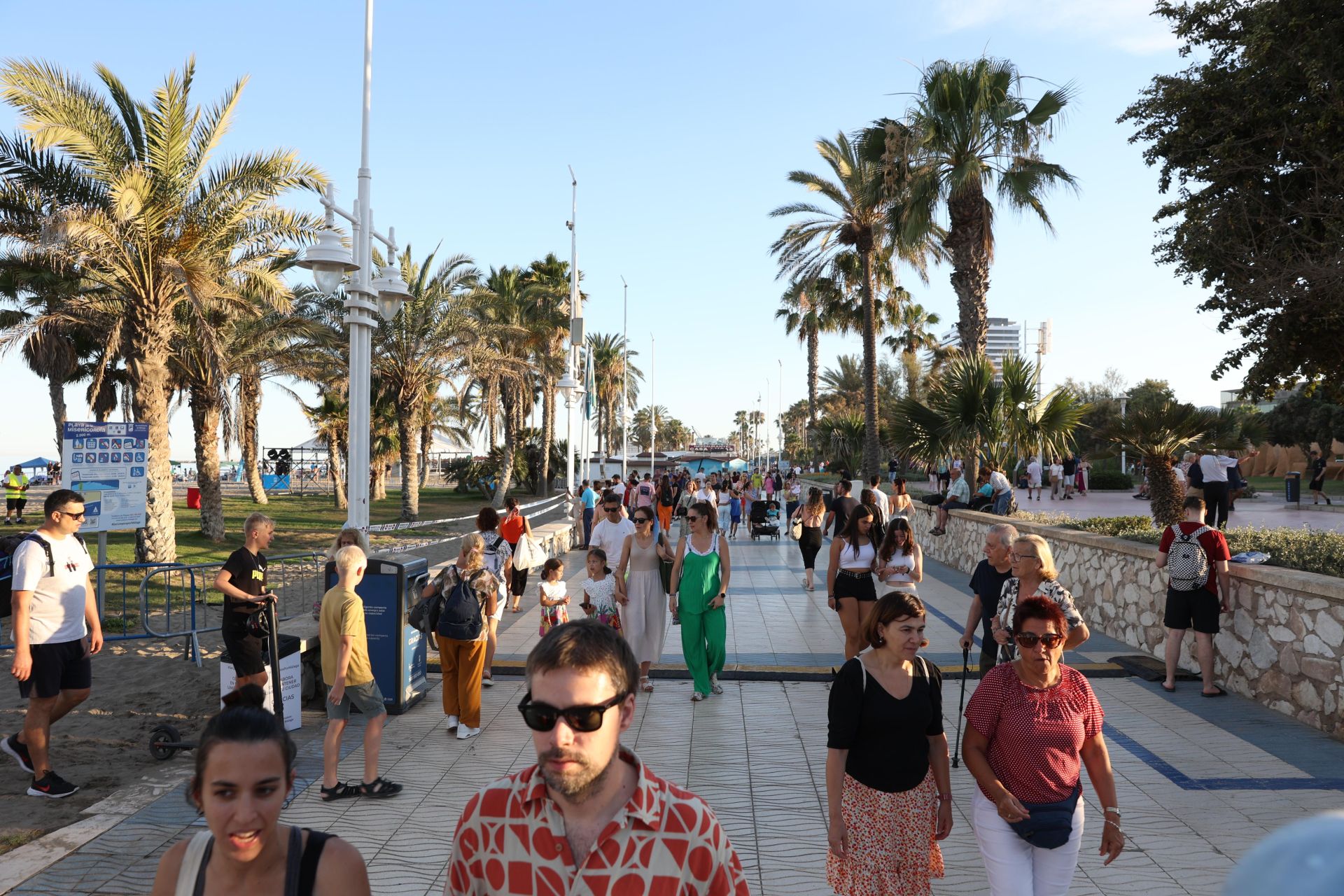 San Juan celebrations in Huelin, in Malaga city