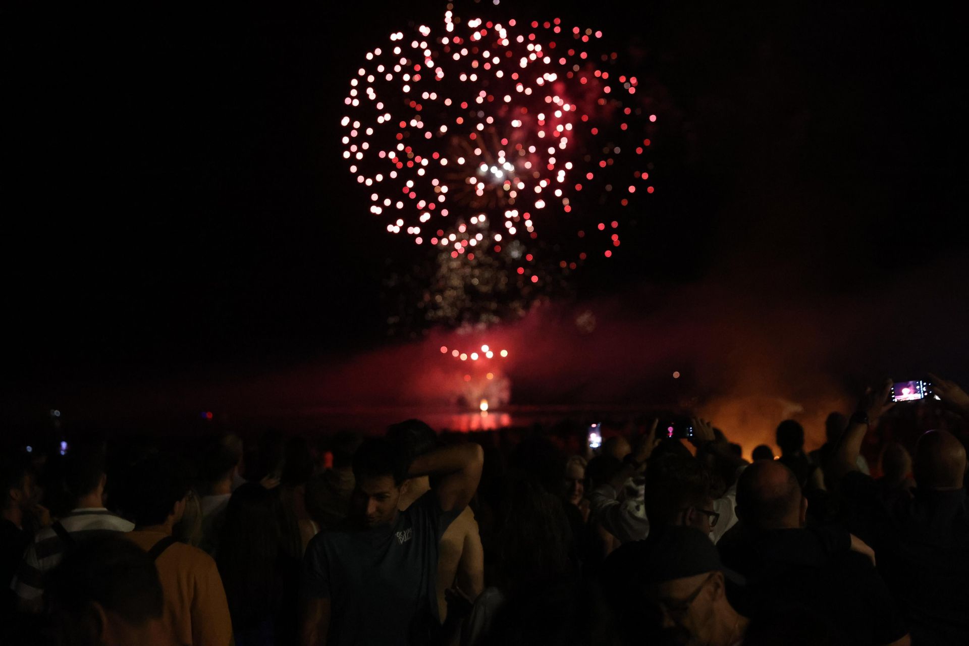 San Juan celebrations in Huelin, in Malaga city