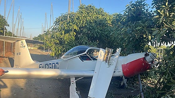 Lucky escape for pilot after plane crash lands near Costa del Sol aerodrome