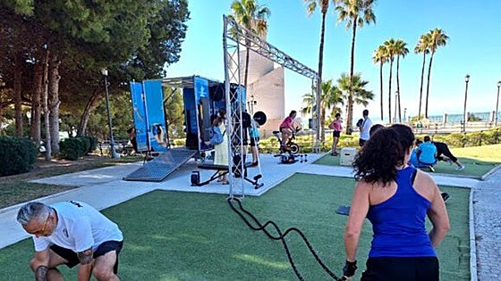 Torremolinos rolls out free mobile gym for summer as part of its healthy living campaign