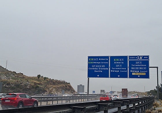 Directions for the AP-46 and AP-7 tolls, at Torremolinos.