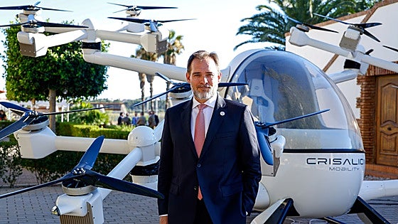 Passenger drones on the Costa del Sol: 'You will be able to fly from Malaga Airport to Marbella in 12 minutes for less than 100 euros'