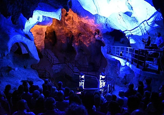 The light and sound show to mark the anniversary.