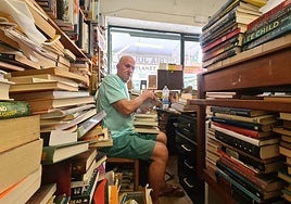 Javier Martín has been running Julian's Books in Fuengirola since the American's death in 1991.
