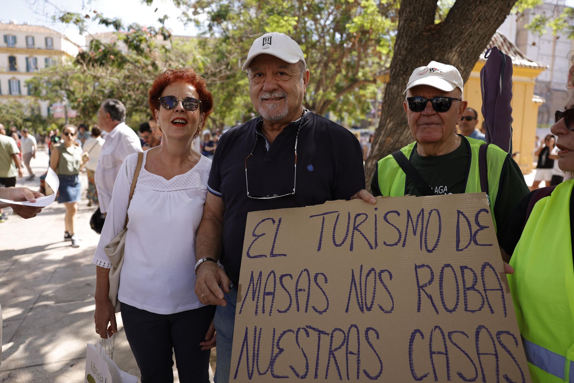 Housing crisis demonstration in Malaga, in pictures