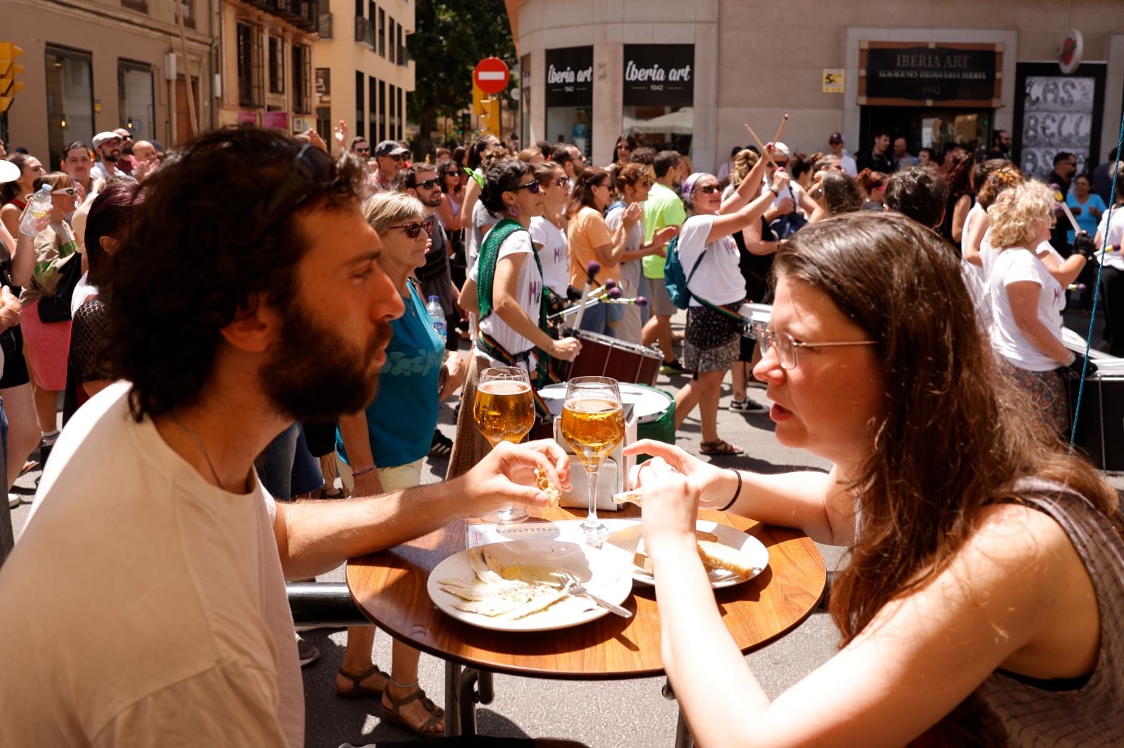 Housing crisis demonstration in Malaga, in pictures