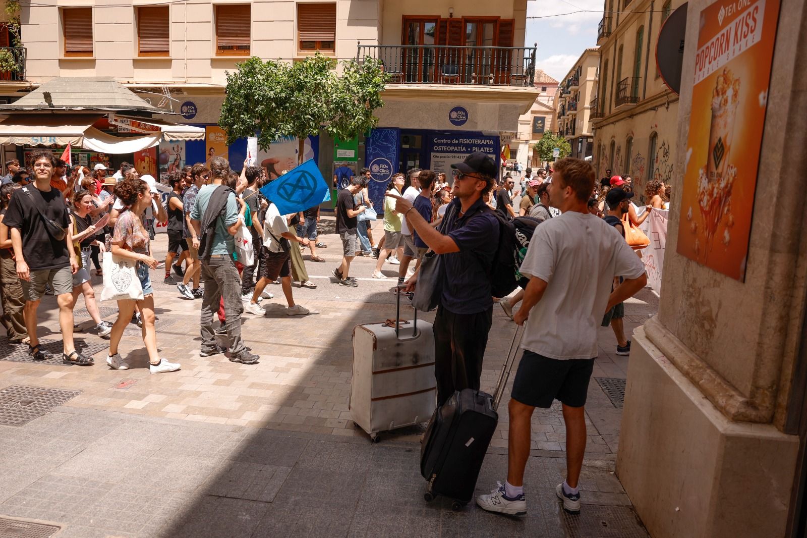 Housing crisis demonstration in Malaga, in pictures