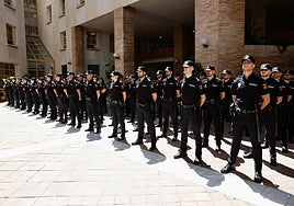 The officers will join the National Police force in Malaga during the months of July and August.