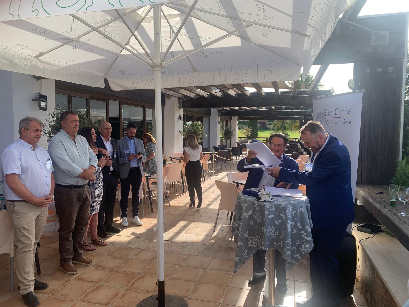 British Chamber of Commerce in Spain Andalucía summer cocktails, in pictures