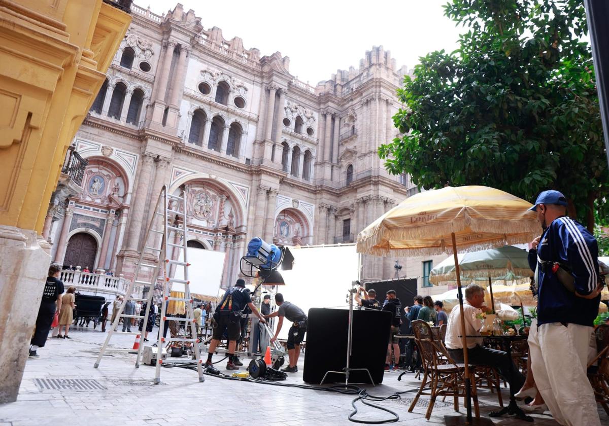 Scenes shot in Malaga for the Disney+ mini-series We Were the Lucky Ones.