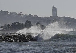 Yellow weather alert activated for strong winds and high waves on the Costa del Sol