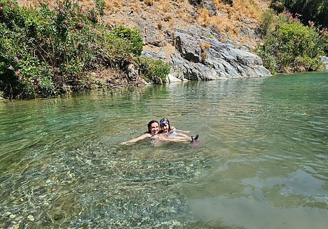 El Estrecho, a few metres from the Picado, where the river seems to be almost boxed in.