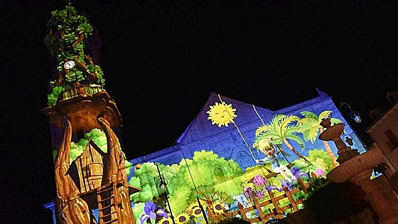 Captivating summer nights as historic Malaga town celebrates its monuments with light and sound shows