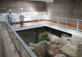 Foreign tourists visit this important site of Phoenician civilisation.