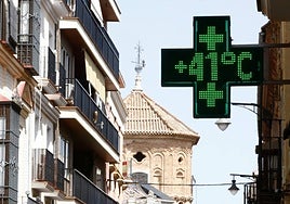 Thermometers in Antequera in the north of Malaga province reached 41C this Thursday afternoon.