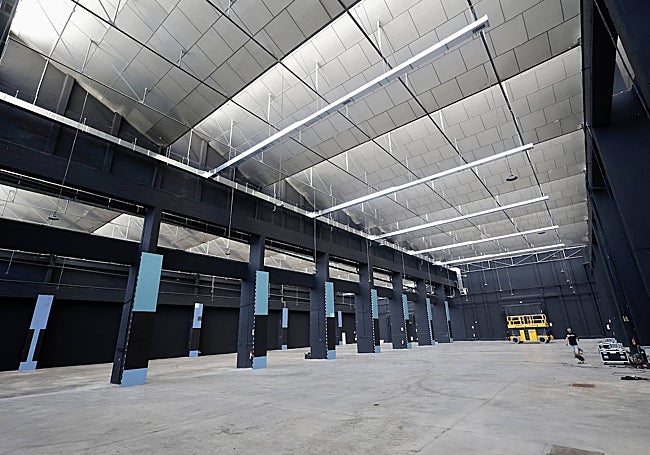 General view of the large Sohrlin hall, which can be divided up for shows of different sizes.