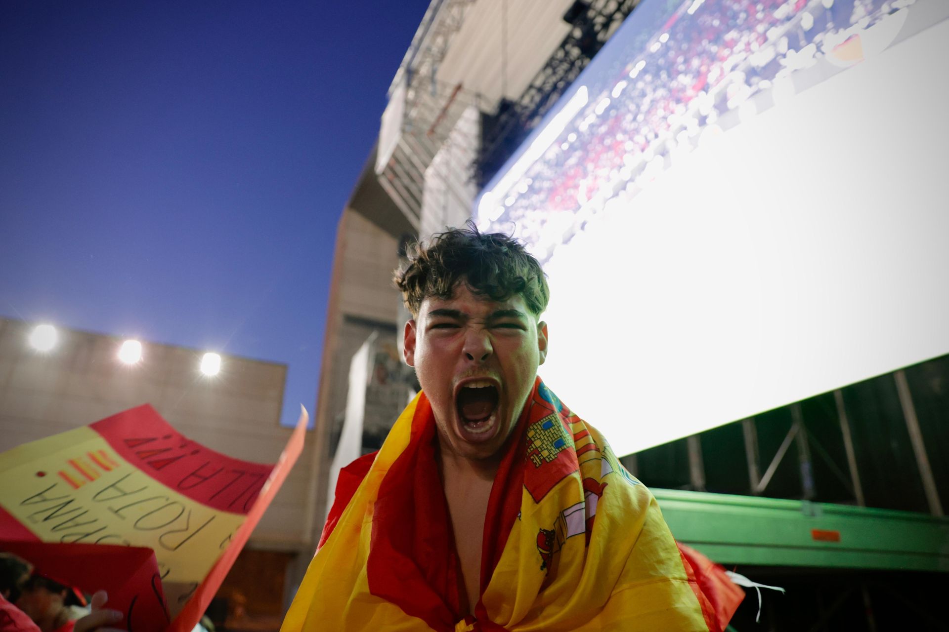 Malaga celebrates Spain's Euro 2024 victory over England, in pictures