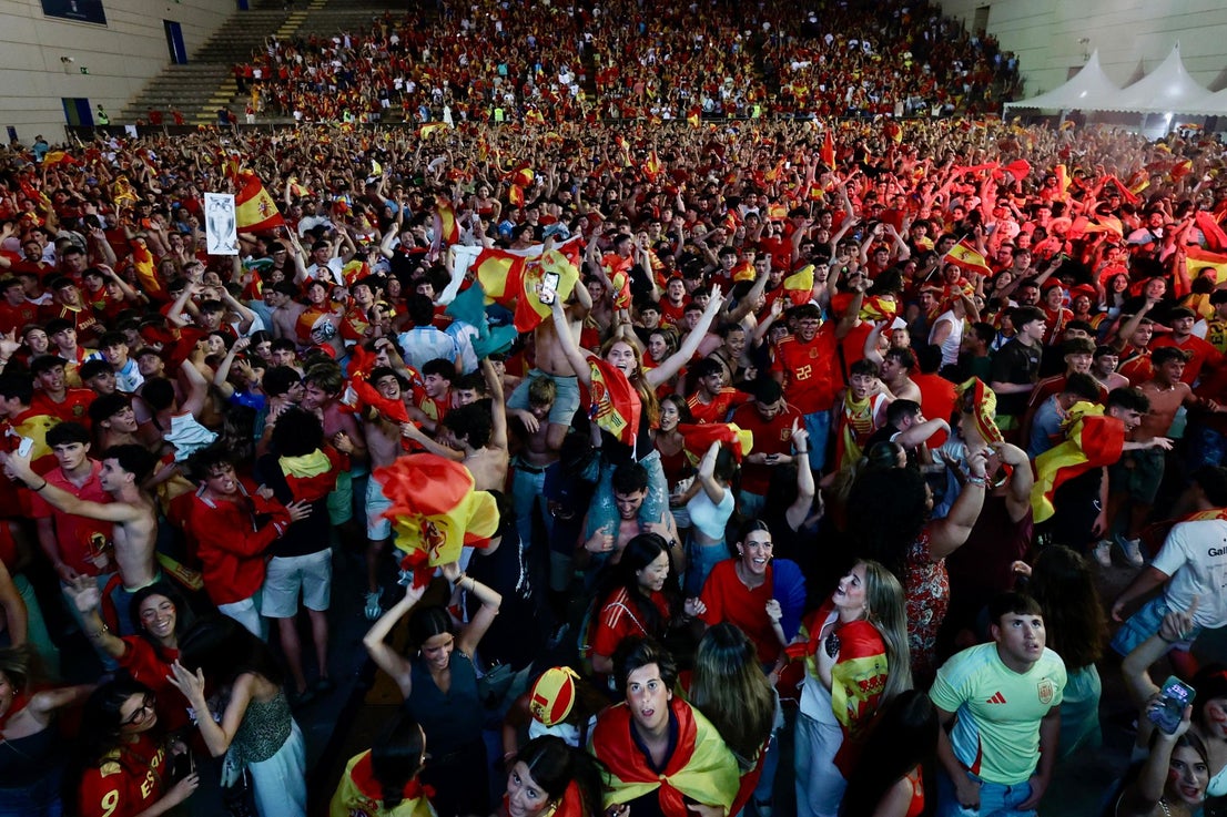 Malaga celebrates Spain's Euro 2024 victory over England, in pictures