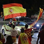 Malaga parties into the night after Spain's victory over England in Euro 2024 final
