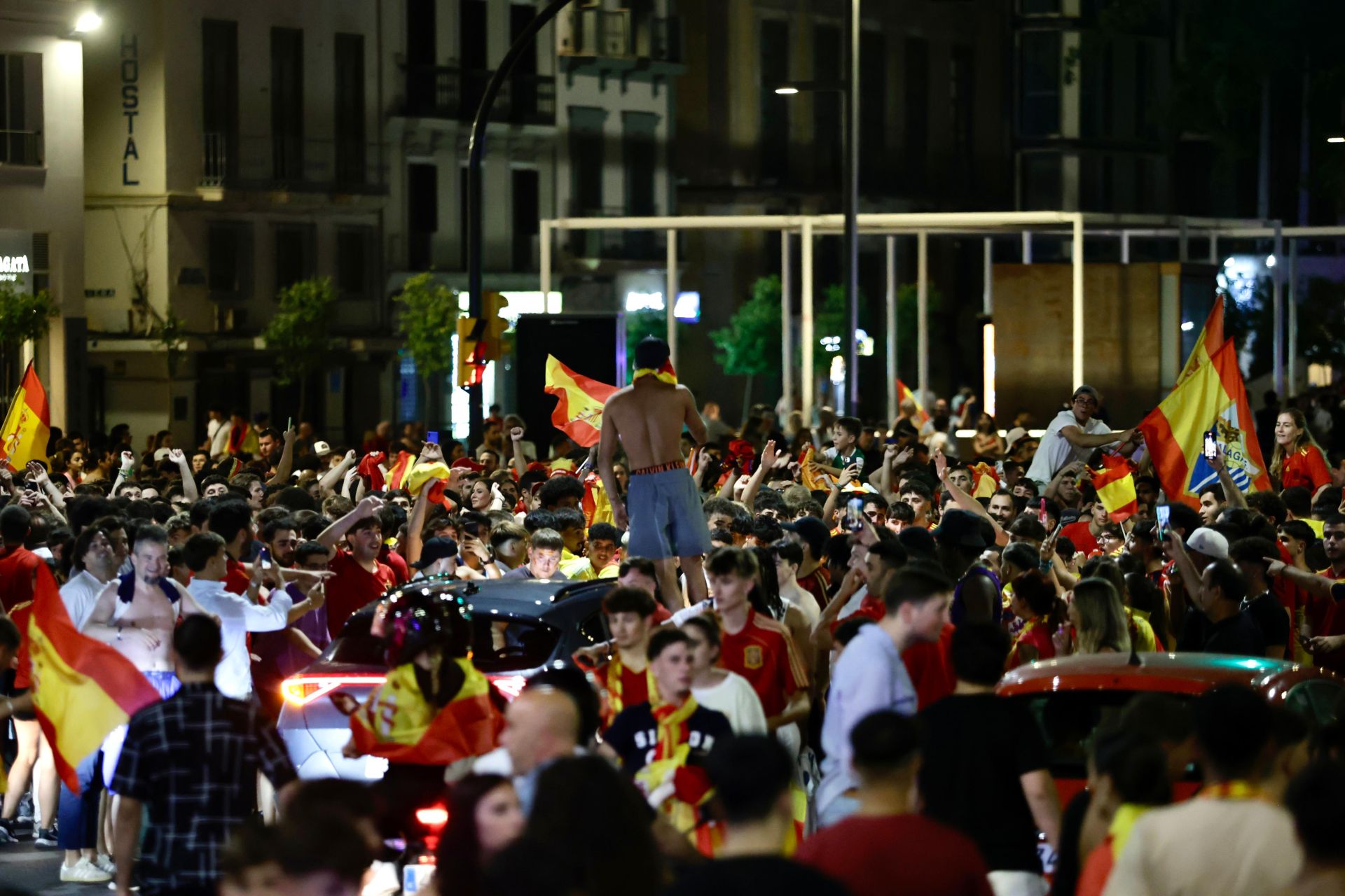 Malaga celebrates Spain's Euro 2024 victory over England, in pictures