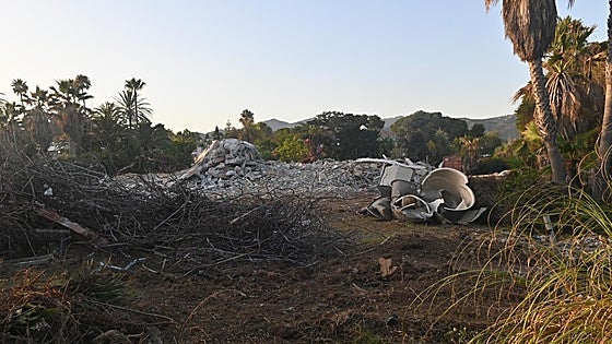 Antonio Banderas' cherished beachfront house in Marbella is reduced to rubble