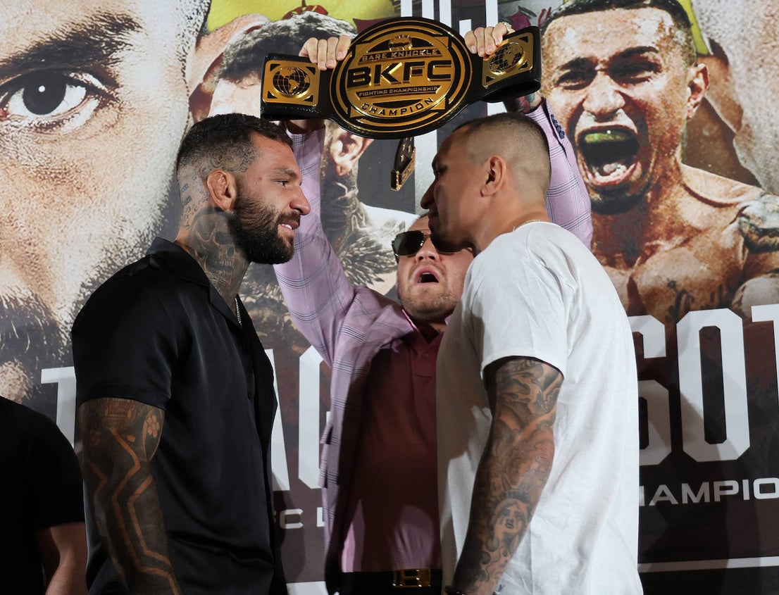 MMA legend Conor McGregor promotes Spain's first official bare knuckle boxing event, in pictures