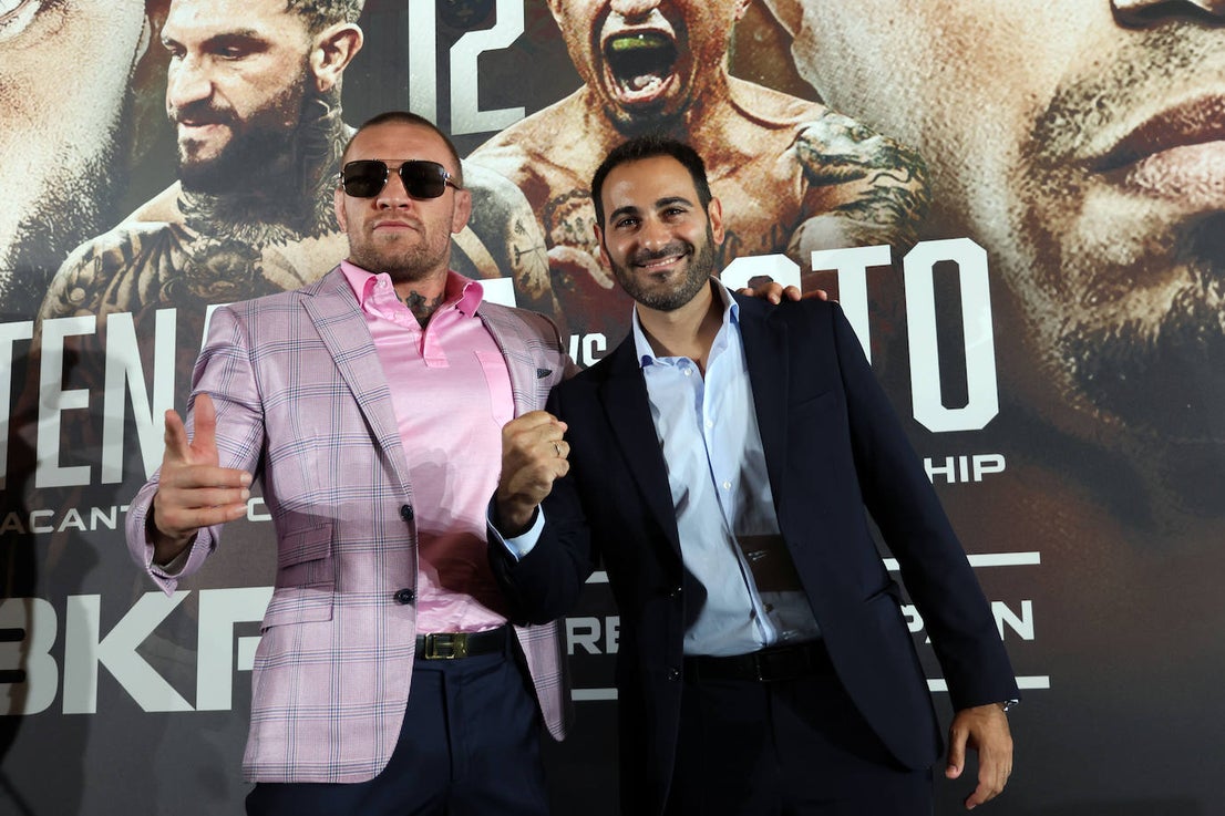 MMA legend Conor McGregor promotes Spain's first official bare knuckle boxing event, in pictures