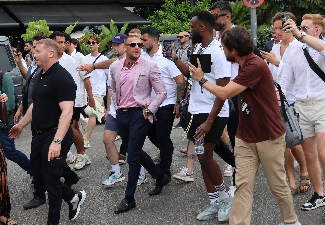 MMA legend Conor McGregor promotes Spain's first official bare knuckle boxing event, in pictures