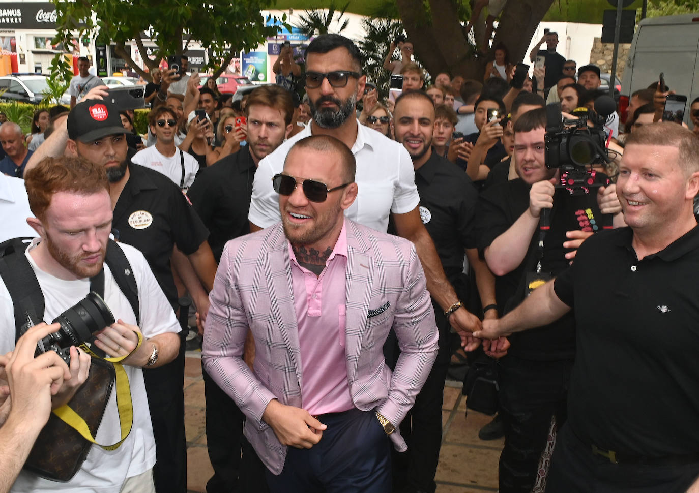 MMA legend Conor McGregor promotes Spain's first official bare knuckle boxing event, in pictures