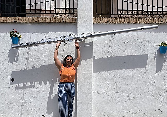 Image of the flute in Calle Andalucía.
