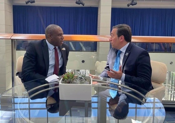 José Manuel Albares, meets his British counterpart, David Lammy.