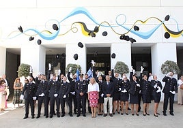 Mayor of Marbella Ángeles Muñoz presided over the Local Police ceremony.