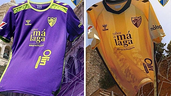 New Malaga CF away and third kits unveiled