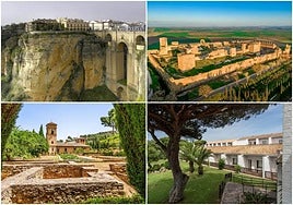 These are some of the Paradors of Andalucía