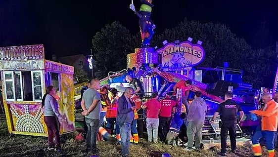 Man dies at a festival in northern Spain after mechanical arm comes off grasshopper ride