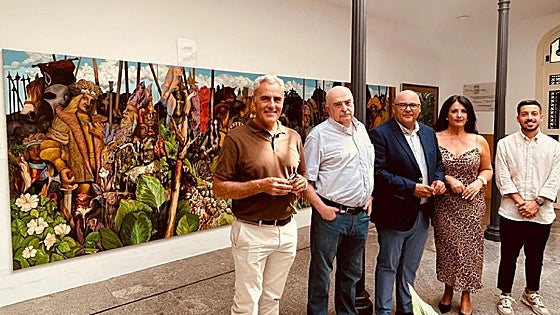 A painting of unity at the CAC Vélez-Málaga